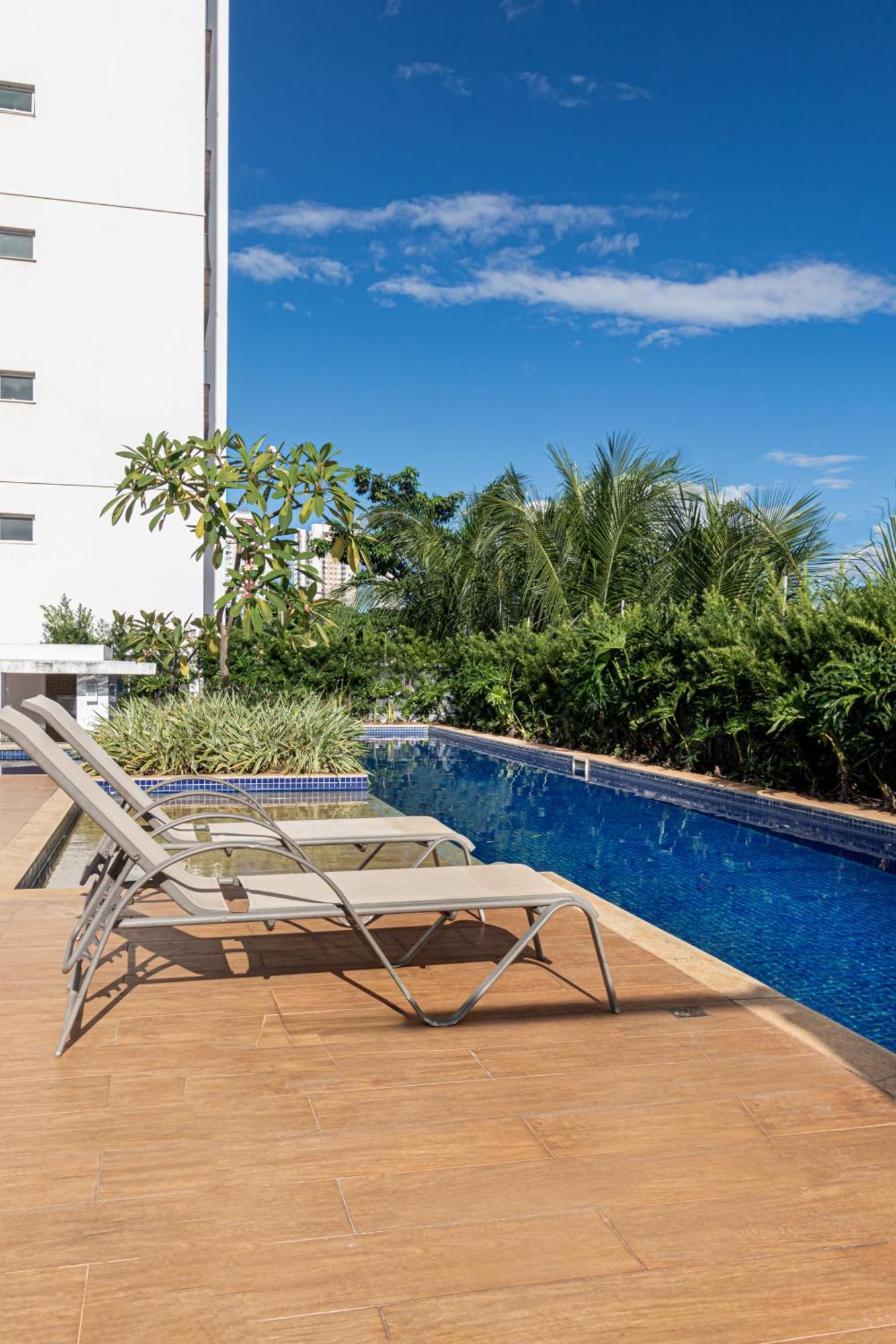 Palmas Experience - Apartamento Sublime, Vista Incrivel, Em Frente Ao Shopping Exteriör bild